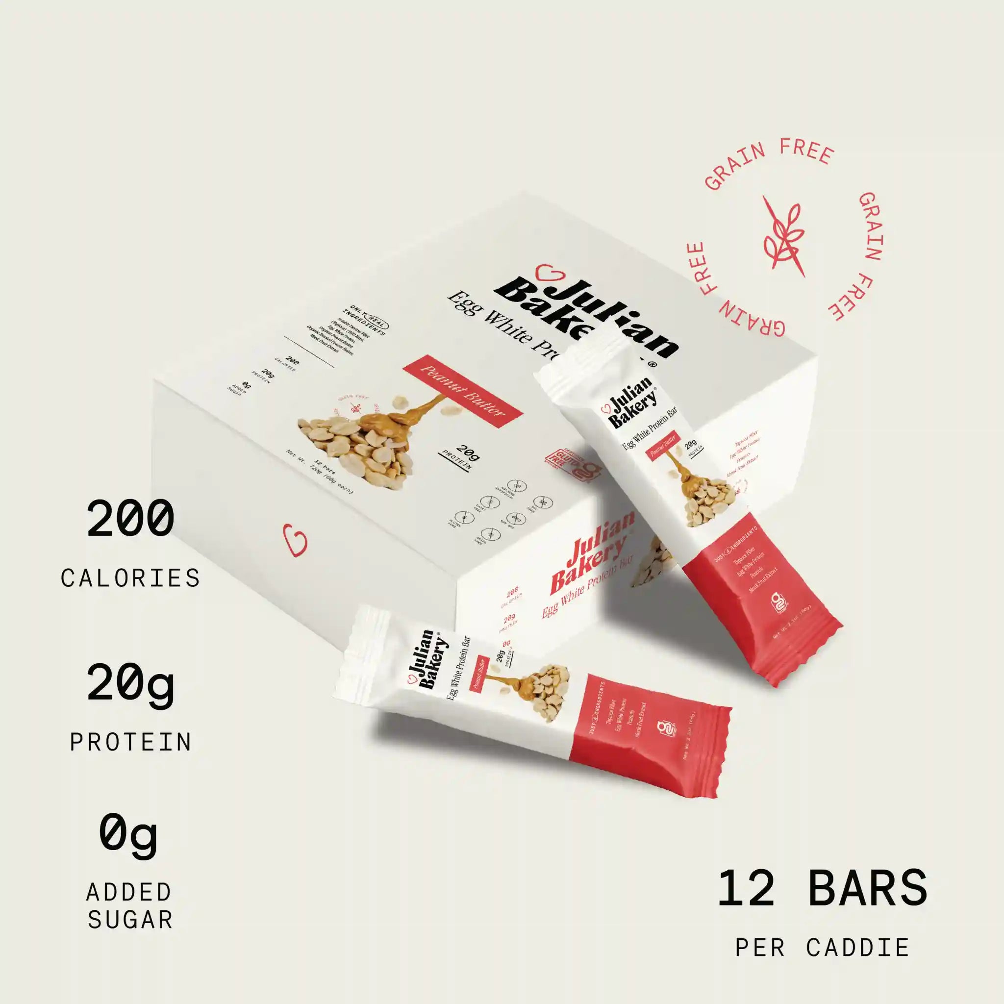 Egg White Protein Bar - Peanut Butter